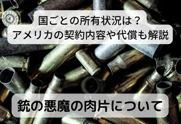 銃の悪魔の肉片とは?国ごとの所有状況やアメリカの契約内容と代償についても解説