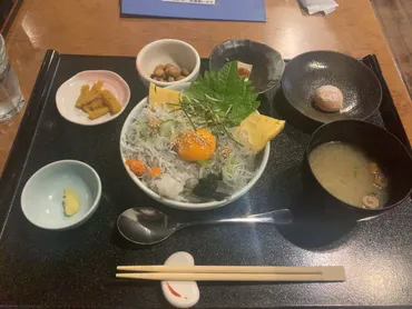 鎌倉、四季菜で釜揚げ&生しらすの二色丼を爆食!店主が選ぶ湘南朝どれの絶品しらす、小鉢付きのお得なセット!