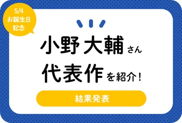 小野大輔さんの誕生日！代表作アンケートで人気キャラは？小野大輔さんの魅力がわかる!!